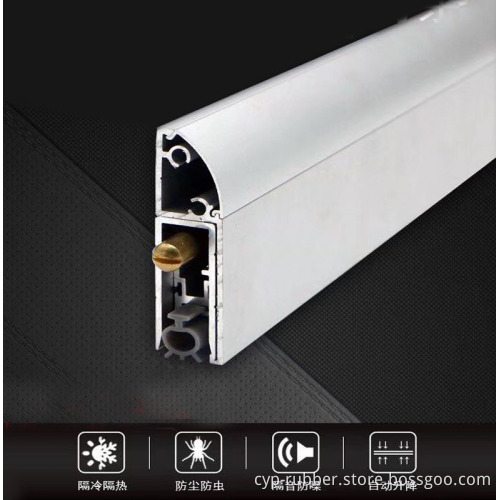 PVC Under Door Weatherstrip for Sliding Glass Doors and Windows
